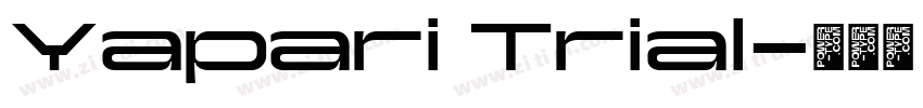 Yapari Trial字体转换